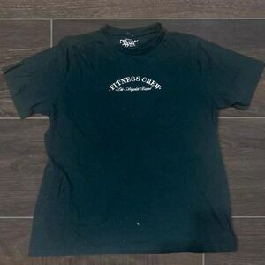 XL green and white streetwear Fitness Crew skater tee very comfy
